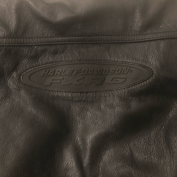 Men’s Black Harley jacket - Picture 4 of 7